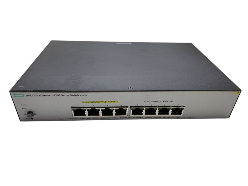 HPE OfficeConnect 1820 J9982A | 8-Port Gigabit, 4x PoE+ Managed Switch Q