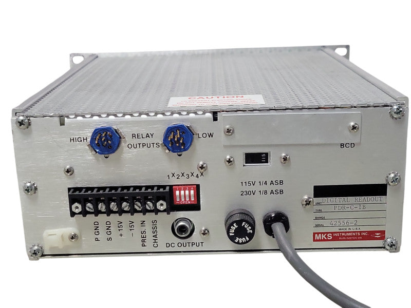 MKS Instruments PDR-C-1B Power Supply and Digital Readout, READ _