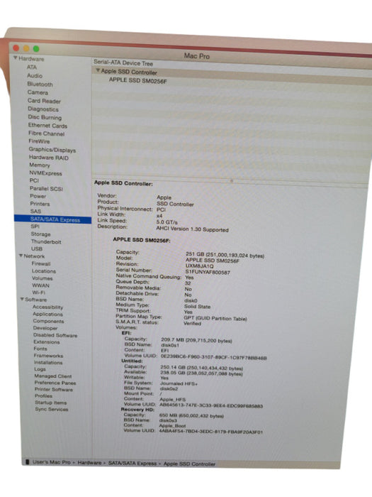 Apple Mac Pro 2013 - Xeon E5-1650 v2 32GB RAM 256GB SSD 2xD500 %