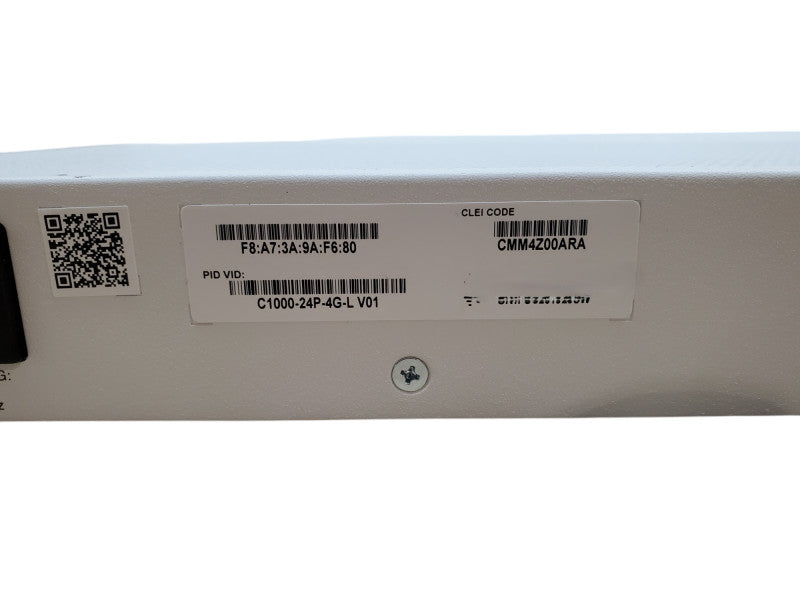 Cisco C1000-24P-4G-L V01 | 24-Port Gigabit PoE+ 195W Managed Switch 4x SFP
