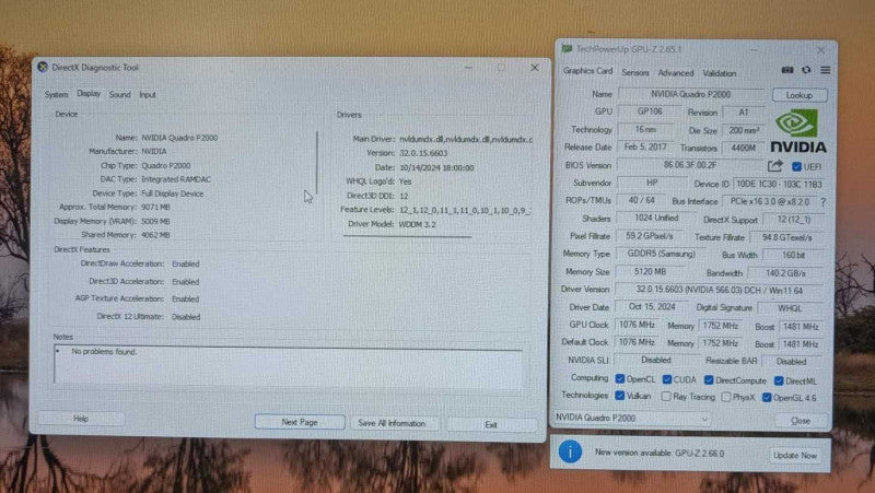 Quadro P2000 5GB GDDR5X PCIe 4xDisplay Port GPU
