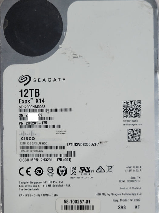 Lenovo TS SR550 1x Xeon Bronze 3104 1.70GHz 64GB, 930-16i, 4x 12TB SAS HDDs _
