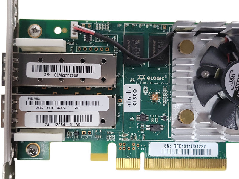 Cisco Qlogic QLE2672-CSC 16Gb/s 2-Ports SFP+ PCIe 2.0x8 NIC UCSC-PCIE-Q2672 _