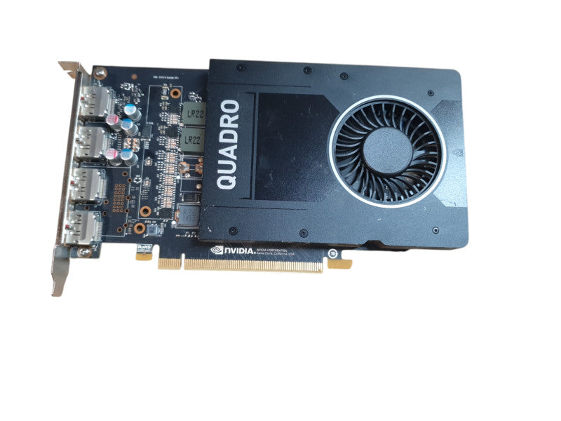 Quadro P2000 5GB GDDR5 PCIe 4xDisplay Port GPU