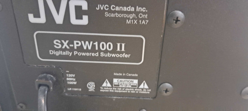 JVC SX‑PW100 II 5.1 Speaker System | READ