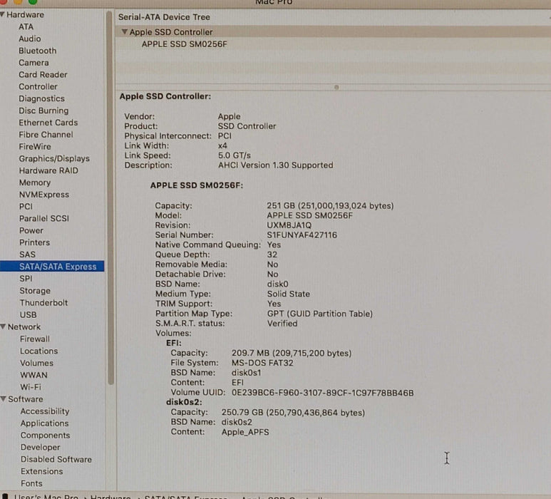 Apple Mac Pro 2013 - Xeon E5-1650 v2 @ 3.5GHz, 16GB RAM, 256GB SSD, 2xD500