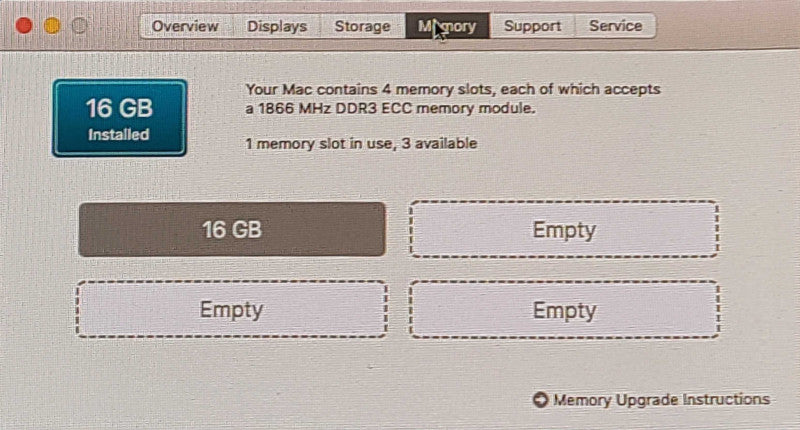 Apple Mac Pro 2013 - Xeon E5-1650 v2 @ 3.5GHz, 16GB RAM, 256GB SSD, 2xD500