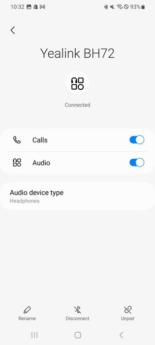 YeaLink BH72 Teams Wireless Bluetooth Headset With Built In Mic _