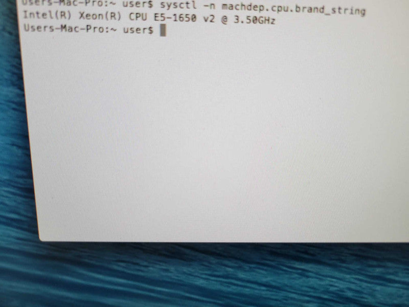 Apple Mac Pro 2013 A1481- Xeon E5-1650 v2 16GB RAM 256GB SSD 2xD500 %