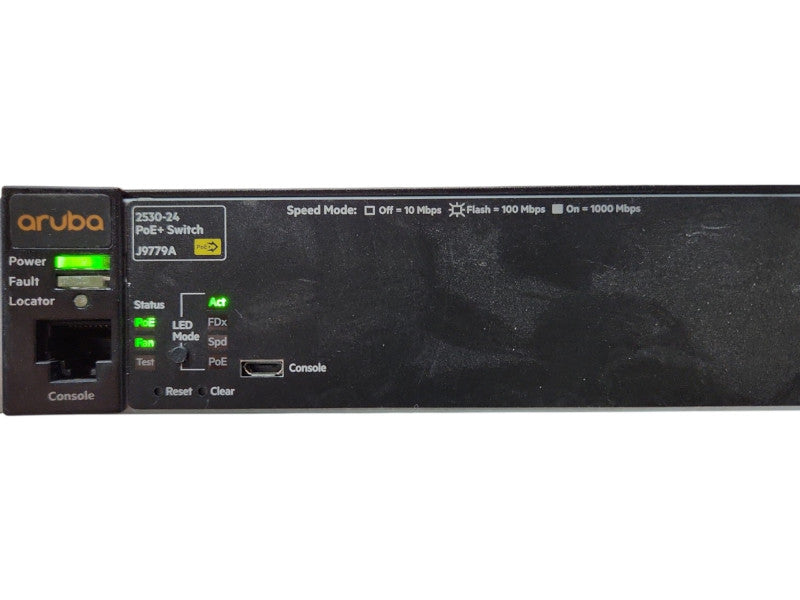 Aruba 2530-24 24-Port Managed PoE+ Ethernet Switch J9779A