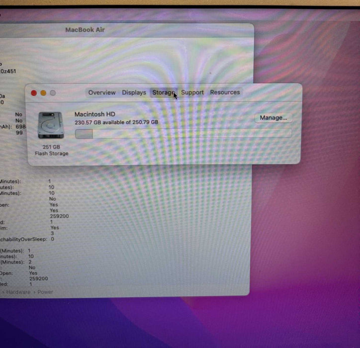 Apple MacBook Air 13" 2017 i5-5350U 8GB RAM 256GB SSD
