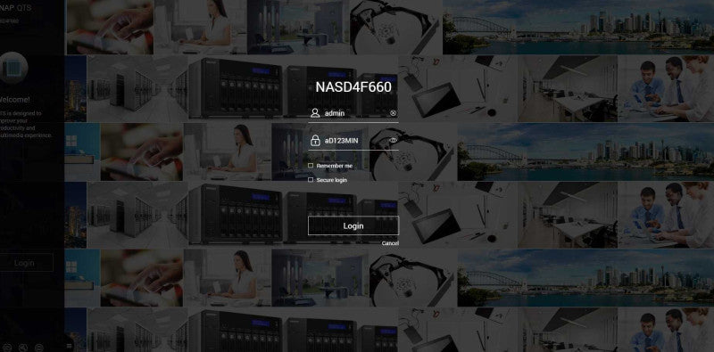 QNAP TS-1269U-RP 12 BAY NAS with 8x 2TB Hard drives, 1x PSU _