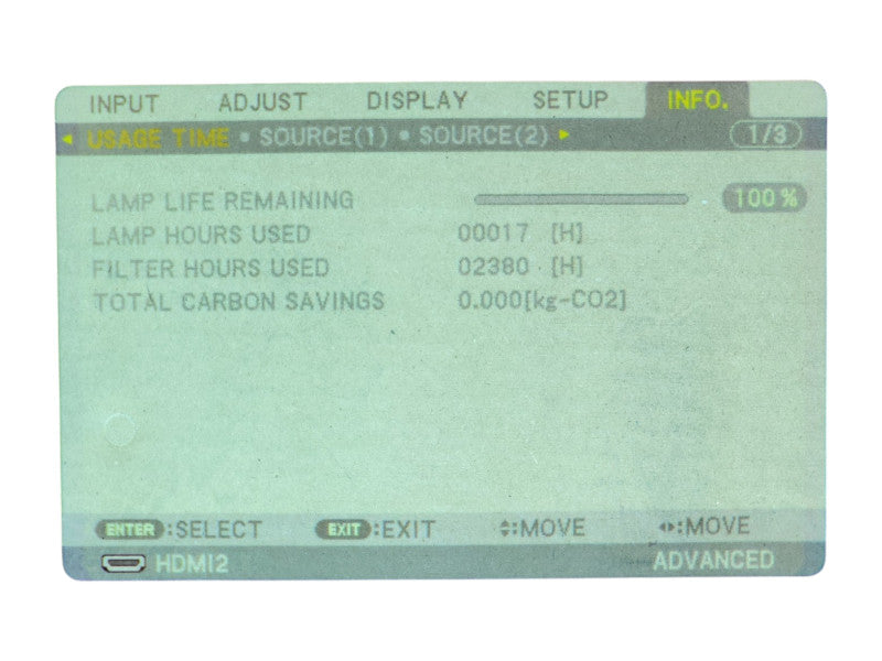 NEC NP-PA571W WXGA 5700 Lumens Projector, Lamp Hour: 17Hrs, No Remote