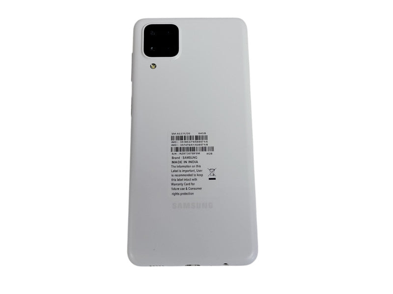 Samsung Galaxy A12 - 64GB - White [SM-A127F/DS] (