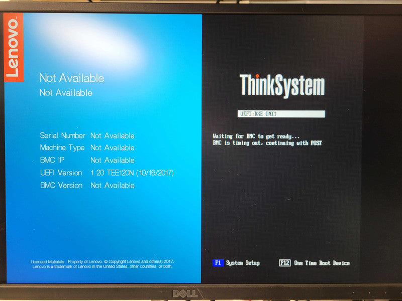 Lenovo ThinkSystem SR530 3.5" Silver 4120 No RAM/HDD READ $