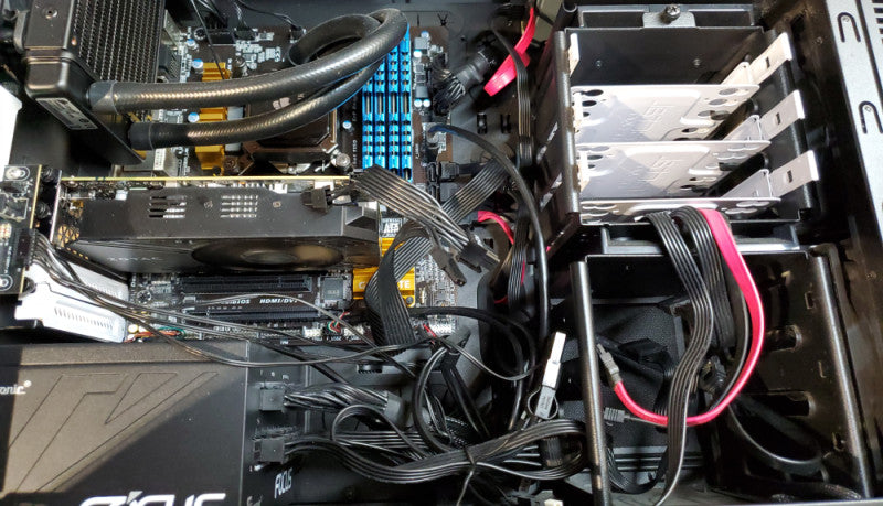 Gaming PC H97M-D3H Water Cooled i7-4790K 4GHz 32GB RAM GTX 1060 - No HDD