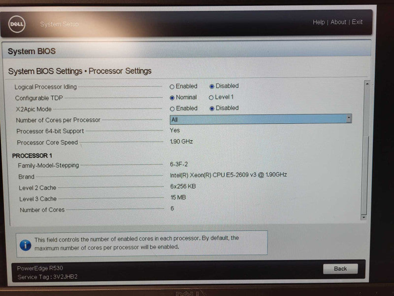 Dell R530 2U 8x 3.5" E5-2609 v3 @1.9GHz 16GB DDR4 H730 Mini 2x PSU $