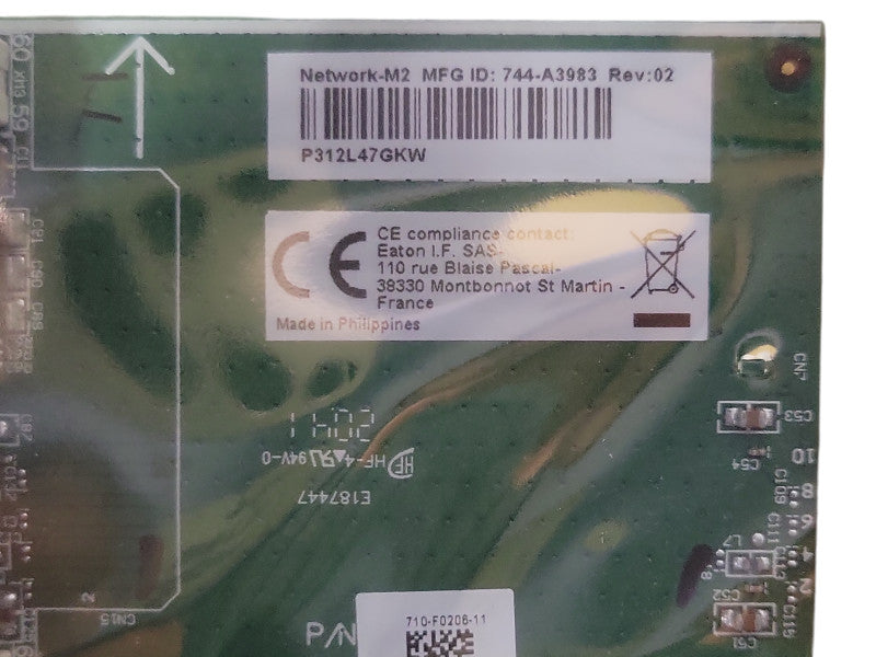 Open-Box Eaton 744-A3983 Rev 2 Nb-Network-M2 Gigabit Network Card _