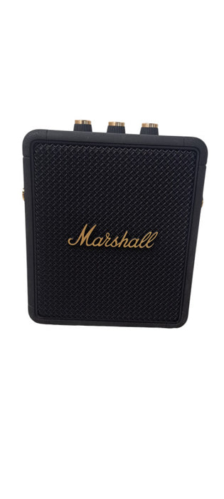Marshall Stockwell II Portable Bluetooth Speaker In Black & Brass| READ