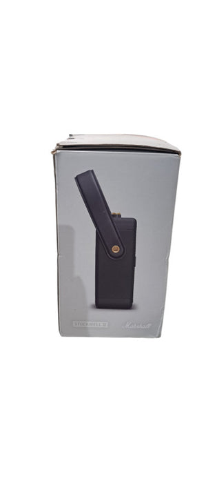Marshall Stockwell II Portable Bluetooth Speaker In Black & Brass| READ
