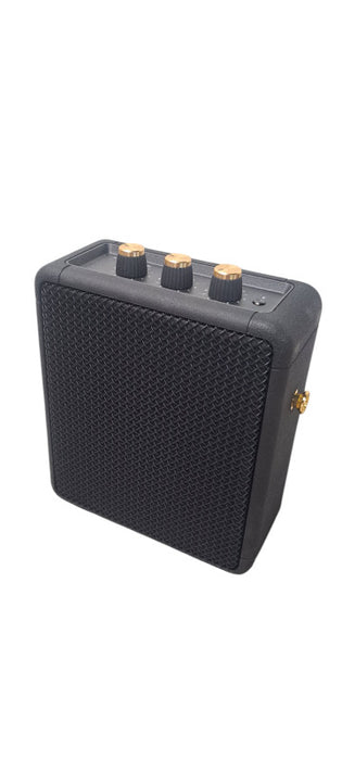 Marshall Stockwell II Portable Bluetooth Speaker In Black & Brass| READ