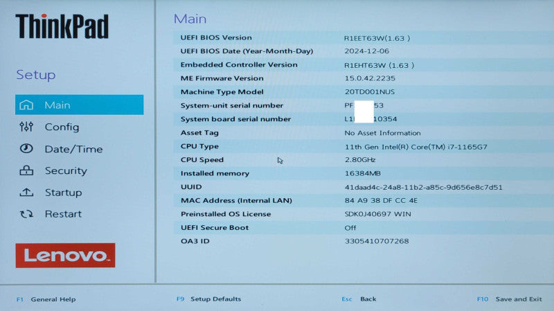 Lenovo E15 Gen 2 Intel Core i7-1165G7 16GB RAM & 256GB NVMe Storage _ Lap200