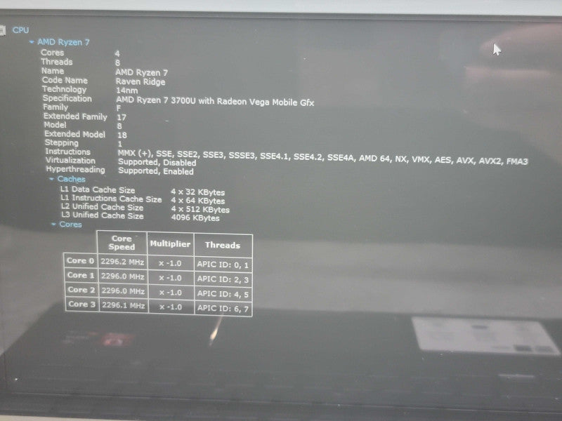 Asus ZenBook Flip 14 Ryzen 7 3700U 12GB RAM RX Vega 10 512GB SSD  β Lap200