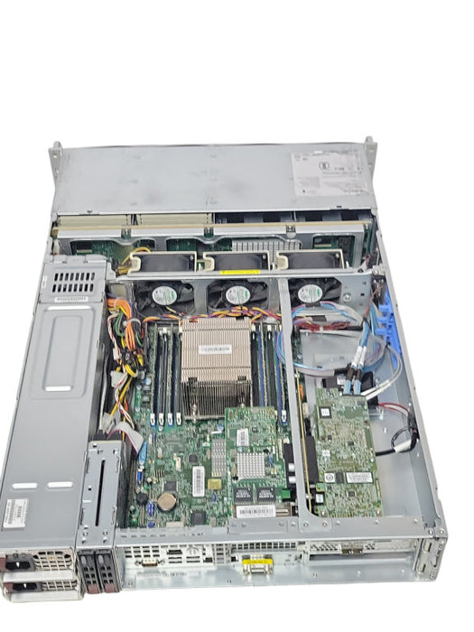 SuperMicro X10SRW-F 2U Xeon E5-2640v4 2.40GHz, 64GB DDR4 SAS9380-8e, 2x PSU _