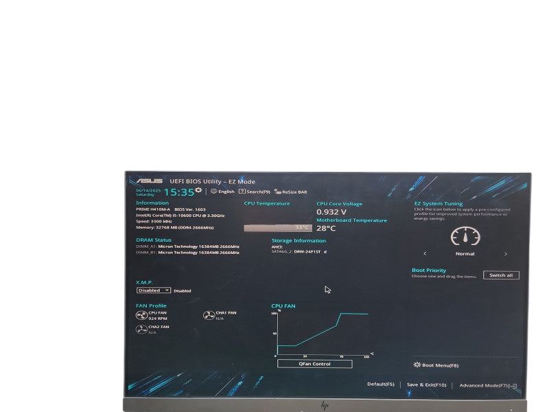 ASUS PRIME H410M - A i5 - 10600 @ 3.30GHz 32GB DDR4 Ram Qθ