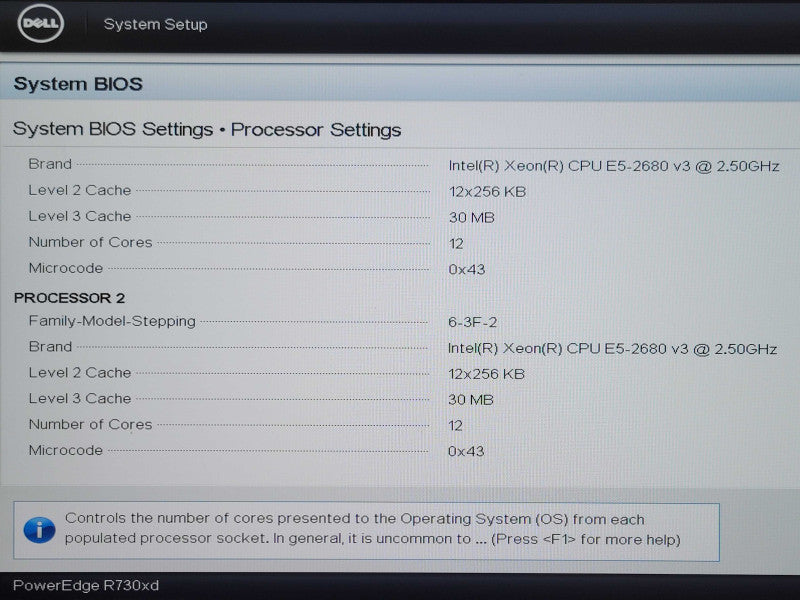 Dell PE R730xd 2U 12x3.5" 2x2.5", 2x Xeon E5-2680v3, 64GB DDR4, H730 Mini _