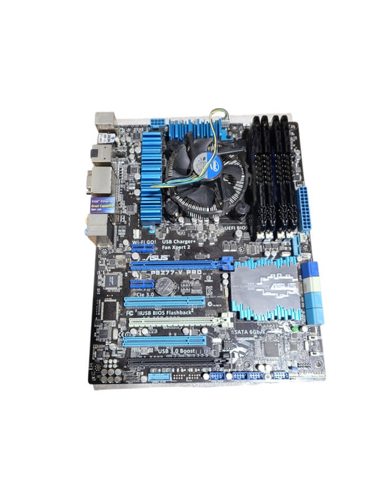 ASUS P8Z77-V PRO Motherboard - Core i7-3770K @ 3.5GHz, 16GB DDR3, I/O Plate