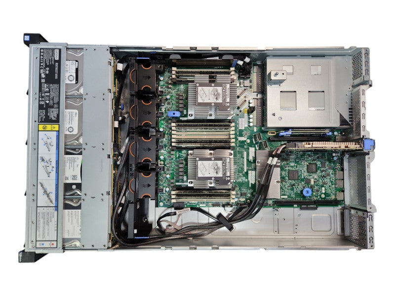 Lenovo SR590 2U 12x3.5", 2x Xeon Silver 4116,128GB DDR4, 4x4TB SAS, 930-16i