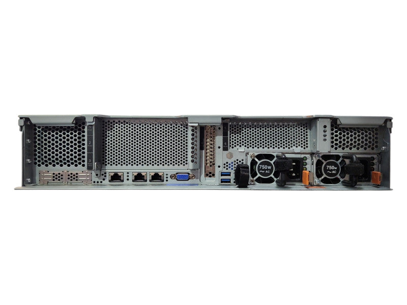 Lenovo SR590 2U 12x3.5", 2x Xeon Silver 4116,128GB DDR4, 4x4TB SAS, 930-16i