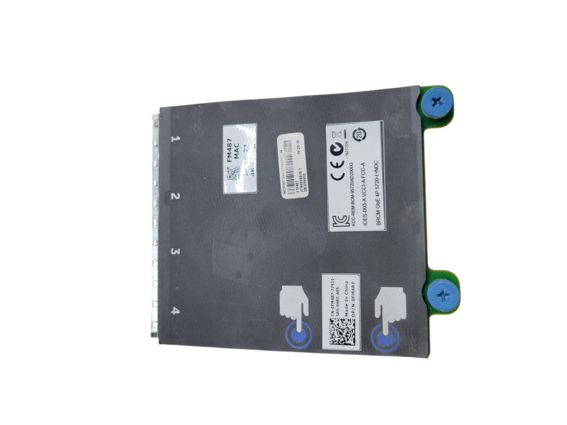 Dell Broadcom 0FM487 FM487 5720 Quad Port 1GbE Base-T Network Daughter Card %