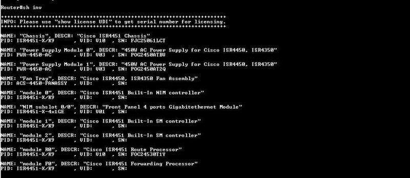 Cisco ISR4451-X/K9 ISR 4451 Series Integrated Services Router Q_