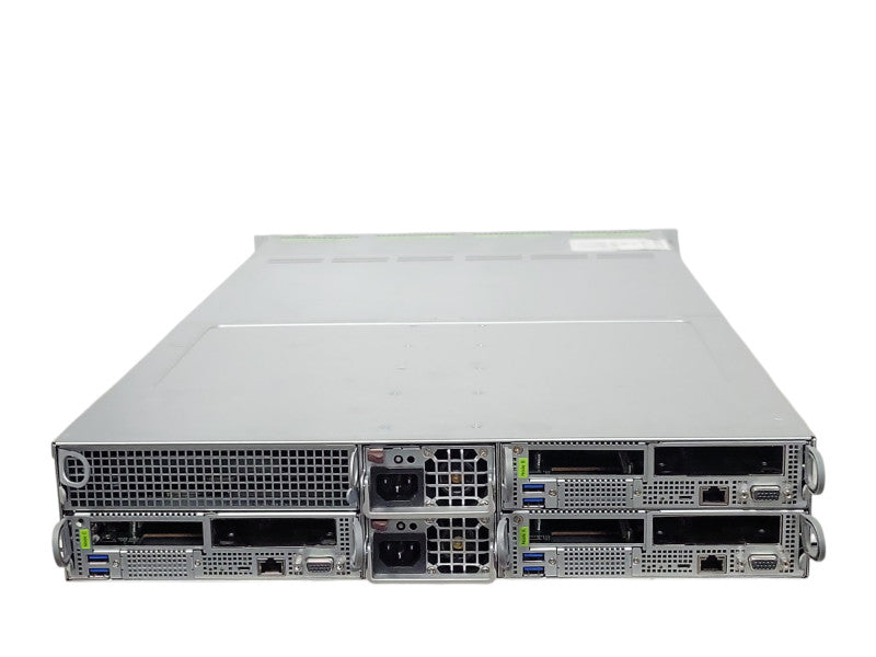 Cohesity 2U 3-Node Server w/ 6x Xeon Silver 4110 CPUs and 196GB DDR4, READ _