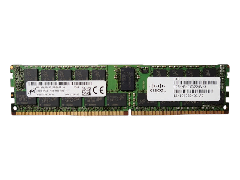 Micron 32GB 2Rx4 PC4-2400T-RB1, DDR4 Server Memory Q