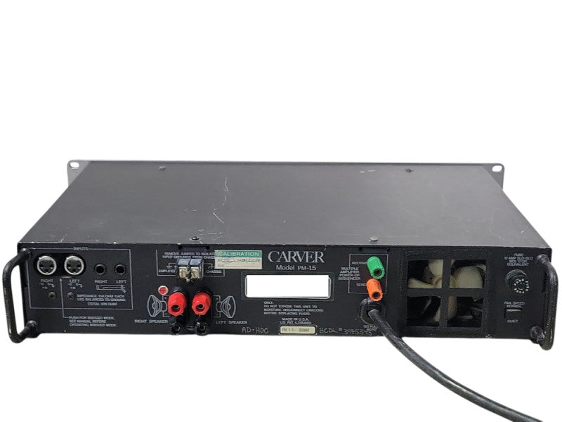 Carver PM 1.5 Stereo Magnetic Field Power Amplifier, READ _