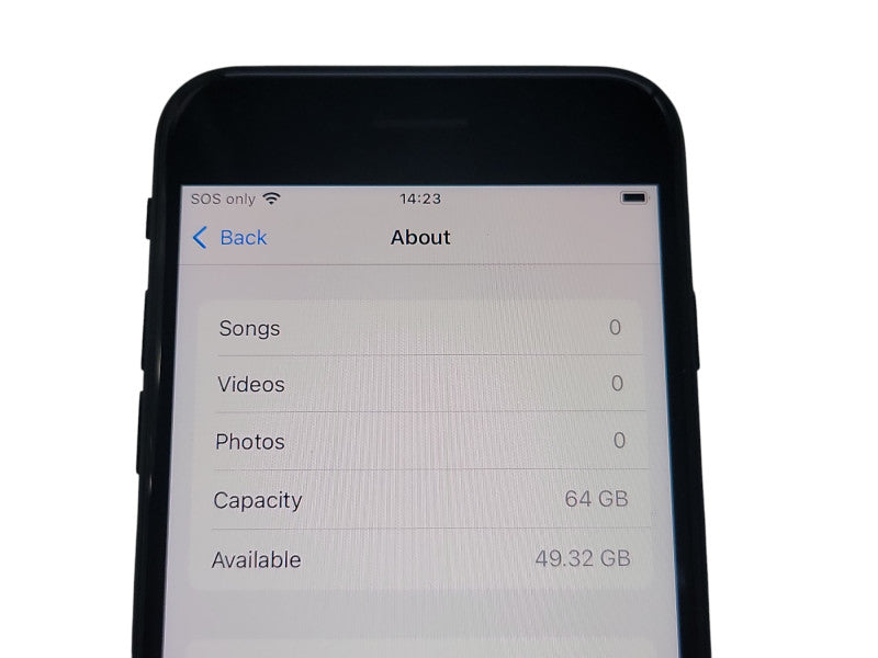 Apple iPhone SE 3 - 64GB - Space Gray [A2595] (