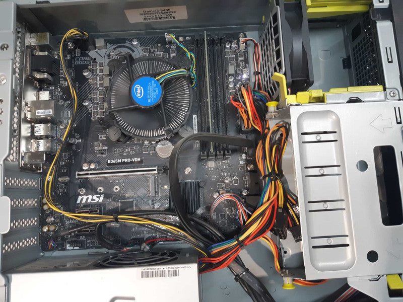 Custom SFF MSI B365M Pro-VDH (MS-7C39) i5-9400 2.9 GHz 8GB DDR4 No HDD