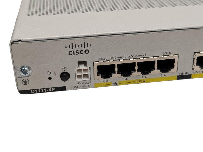 Cisco ISR 1100 C1111-P4 V01 Integrated Services Router Q-