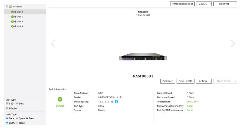 QNAP TS-451U Network Attached Storage, 8TB (4x2TB) HDDs