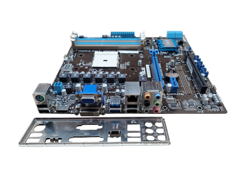 Asus F2A55-M AMD Socket FM2 Motherboard w/ I/O Shield - No CPU/RAM *READ*
