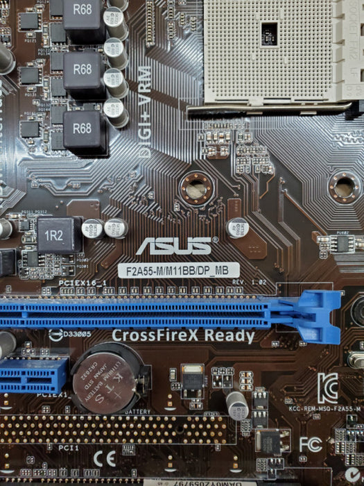 Asus F2A55-M AMD Socket FM2 Motherboard w/ I/O Shield - No CPU/RAM *READ*