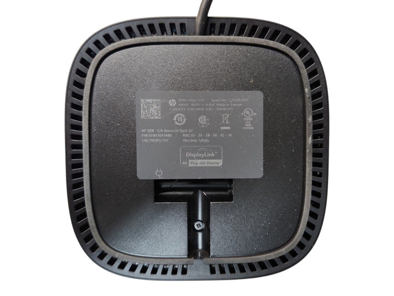 HP USB-C/A Universal Dock G2 5TW13UT#ABA w/120W Power Adapter