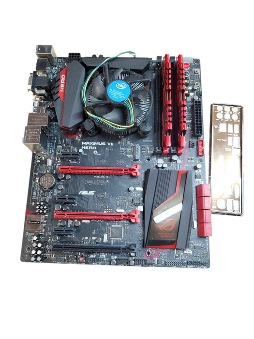 Asus Maximus VII Hero i5-4590K 3.5GHz 16GB RAM Motherboard Combo w/ I/O