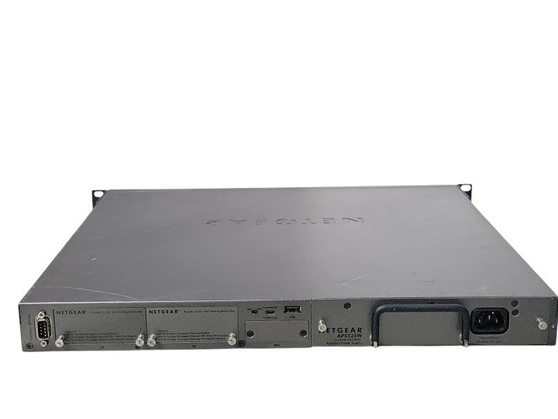 Netgear M5300-28G-POE+ 24-port Gig L2+ PoE+ w/ 10 Gig Stacking bays, READ _