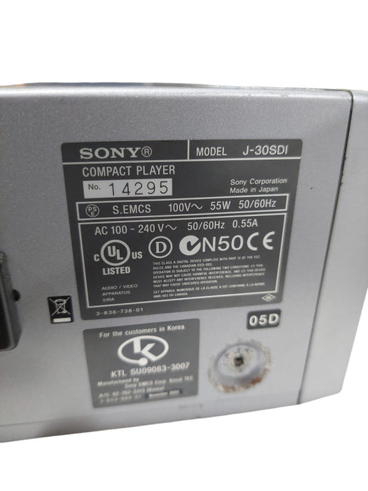 Sony BetaCam Compact Player Model: J-30SDI  =