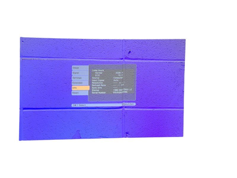 Epson EX7210 3LCD Projector w/ HDMI | H428A