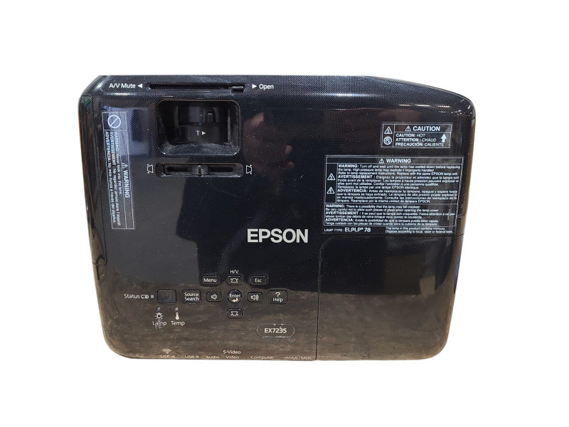 Epson EX7235 3LCD Projector 3000 Lumens 1080i w/ HDMI | H654A